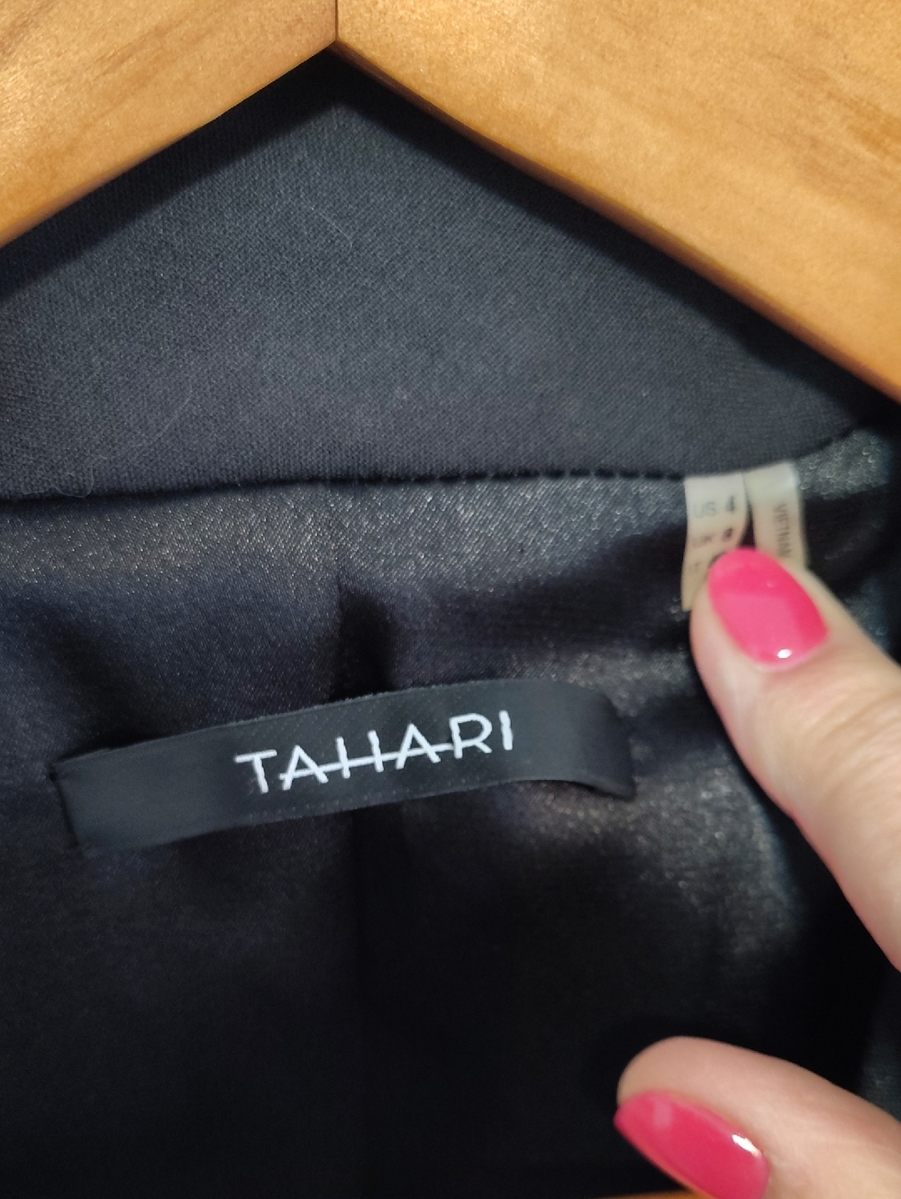 Talbots Black Ruffle-Front Jacket - Picture 3 of 9